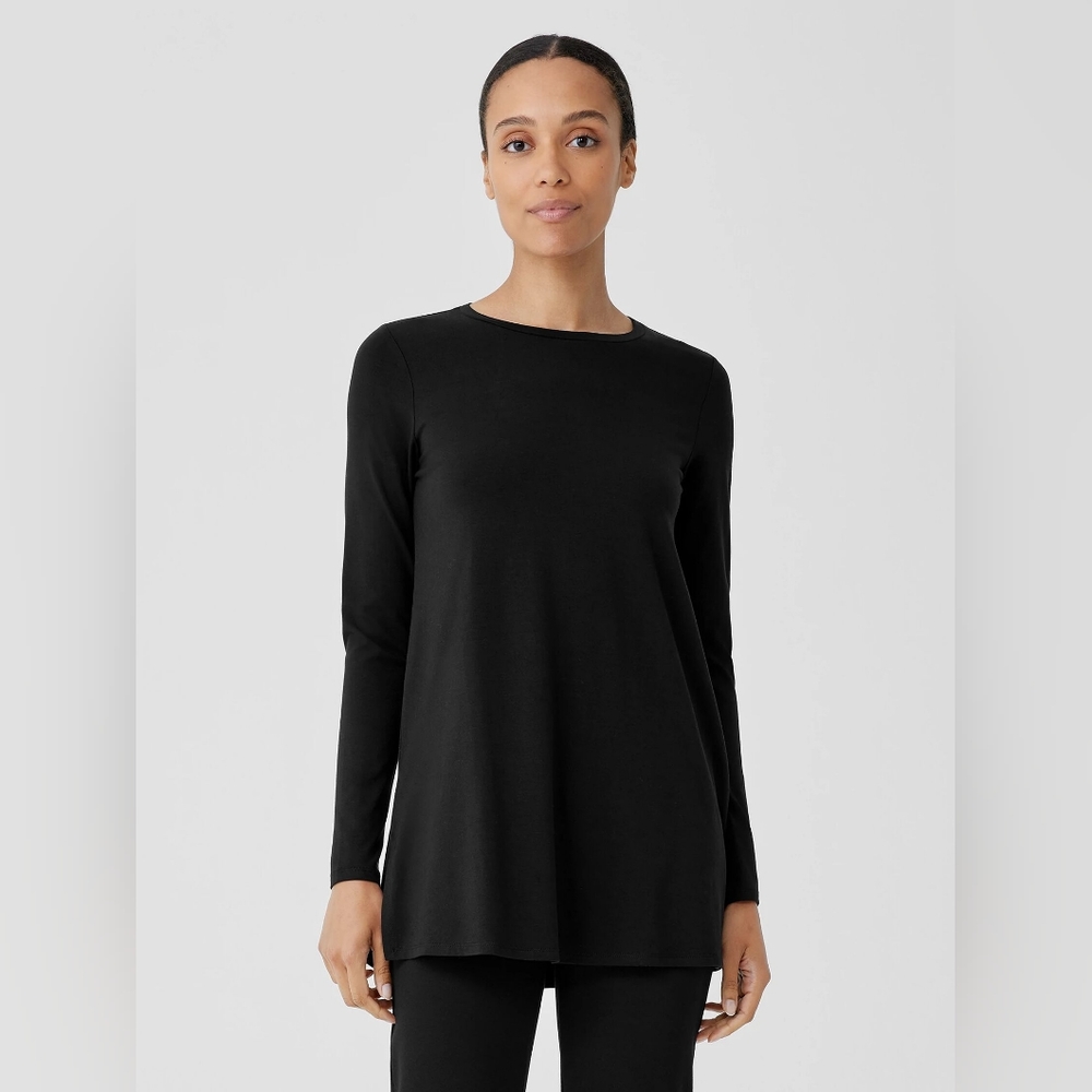 Eileen Fisher Tencel Jersey Top